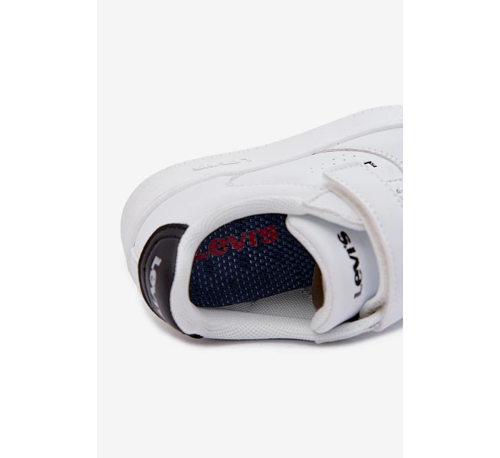Dětské tenisky na suchý zip NEW Bílé model 22101695 - Levis Dětské tenisky na suchý zip NEW Bílé model 22101695 - Levis