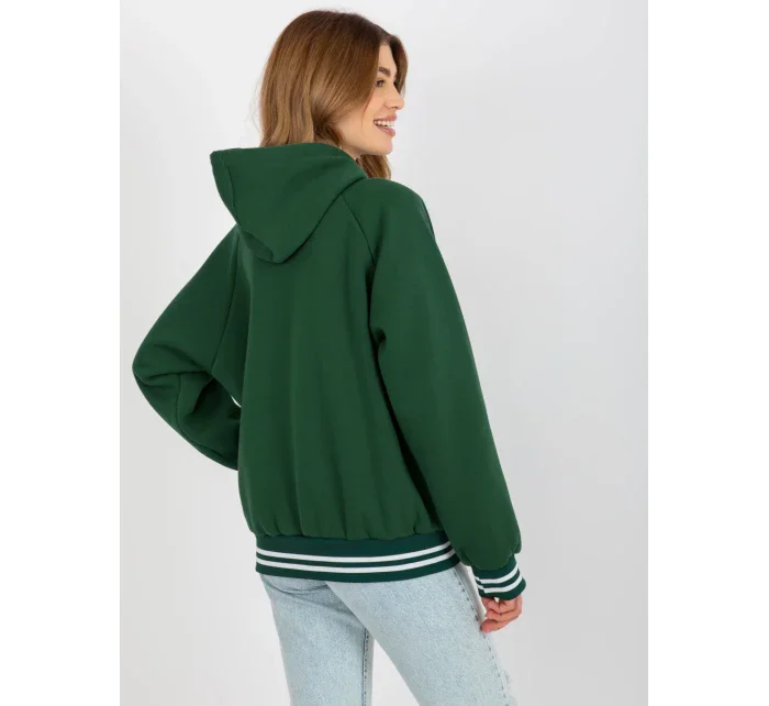 Mikina RV BL 8372.04P tmavě zelená