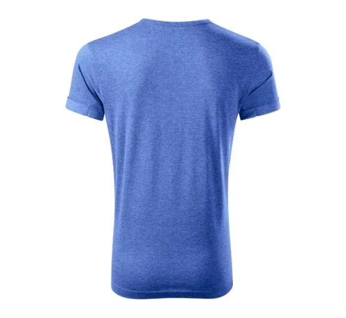 Fusion tričko pánské modrý melír