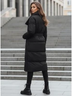 Dámský prošívaný kabát FAVI black FashionStreet TY3089