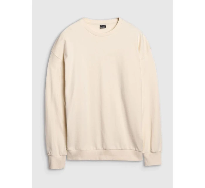 Pánská mikina oversize bez kapuce 4F 4FWSS25TSWSM1536-80S-12S pánské Pánská mikina oversize bez kapuce 4F 4FWSS25TSWSM1536-80S-12S pánské