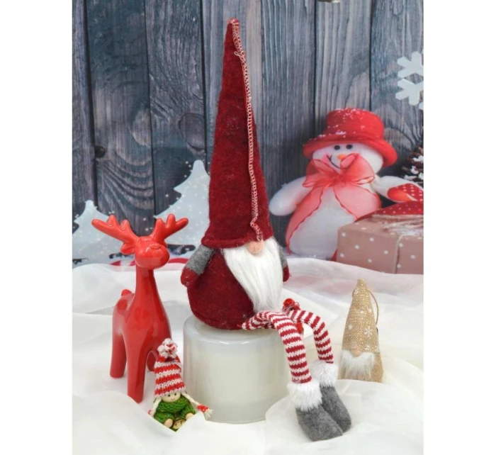 SKRZAT GNOM DEKORACYJNY CZERWONY model 21833103