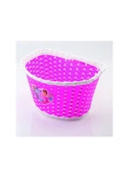Přední plastový košík na kolo růžový Daisy Baby Přední plastový košík na kolo růžový Daisy Baby