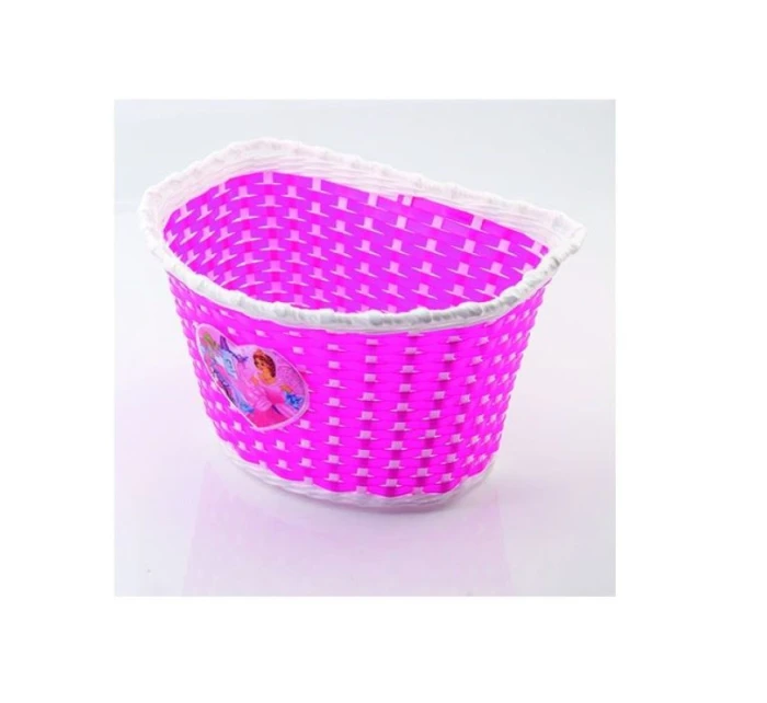 Přední plastový košík na kolo růžový Daisy Baby Přední plastový košík na kolo růžový Daisy Baby