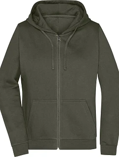 JN 755 Dámská mikina s kapucí model 22489404 dark grey - Daiber