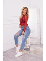 body v červené barvě model 18746272 - K-Fashion