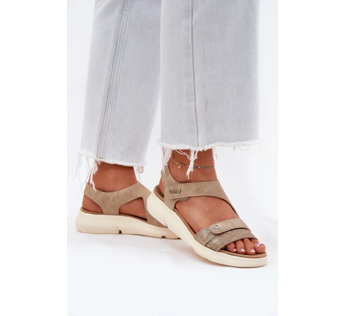 Dámské Sandály Na Klínu Béžové Maroriella Dámské Sandály Na Klínu Béžové Maroriella