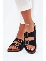 Dámské Pantofle Se Zlatými A Černé model 21703259 - Boto