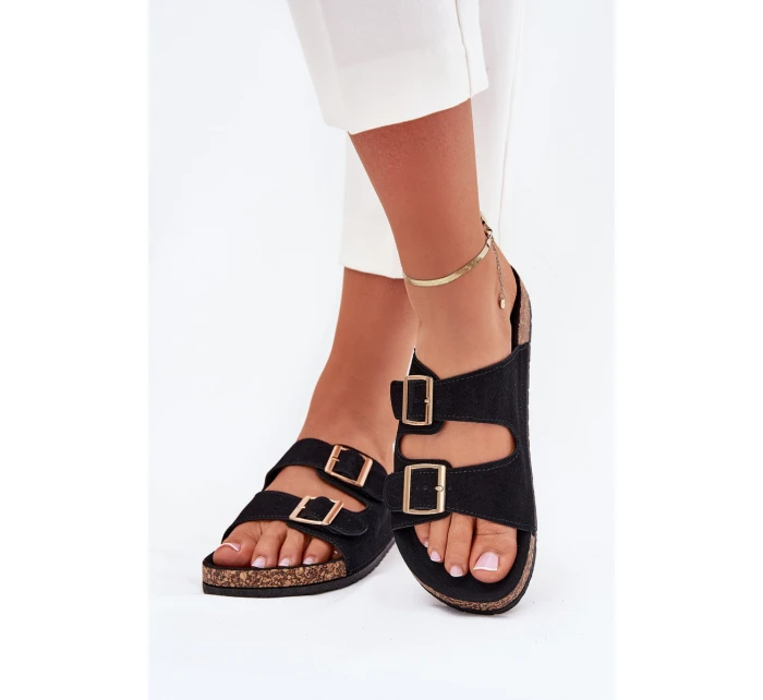 Dámské Pantofle Se Zlatými A Černé model 21703259 - Boto