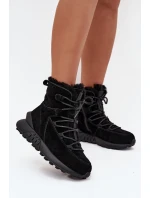 Semišové Zimní Boty Pro S Kožíškem Big Star Černé model 21706015 - Big Star Shoes Semišové Zimní Boty Pro S Kožíškem Big Star Černé model 21706015 - Big Star Shoes