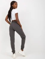 Dámské tepláky B 005 tmavě šedé