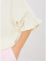 Sweter MI SW model 21937154 ecru - FPrice Sweter MI SW model 21937154 ecru - FPrice