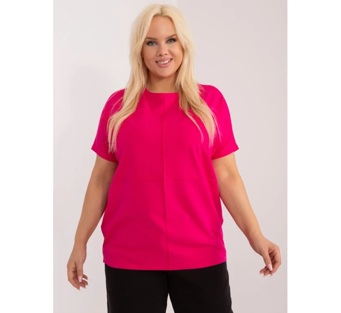 Bluzka RV BZ model 19572739 fuksjowy - FPrice Bluzka RV BZ model 19572739 fuksjowy - FPrice
