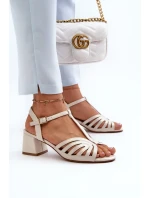 Dámské sandály na vysokém podpatku Sergio Leone Pearl Dámské sandály na vysokém podpatku Sergio Leone Pearl