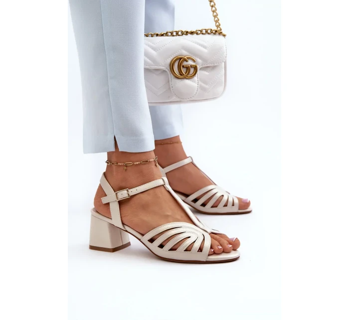 Dámské sandály na vysokém podpatku Sergio Leone Pearl Dámské sandály na vysokém podpatku Sergio Leone Pearl