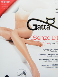 SENZA DITA - Punčochové kalhoty typu open toe - GATTA