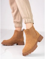 Jedinečné černé kotníčkové boty dámské na plochém podpatku Jedinečné černé kotníčkové boty dámské na plochém podpatku