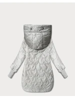 Damska kurtka z zamkami po bokach Goodlookin jasny beżowy (B8578-9)