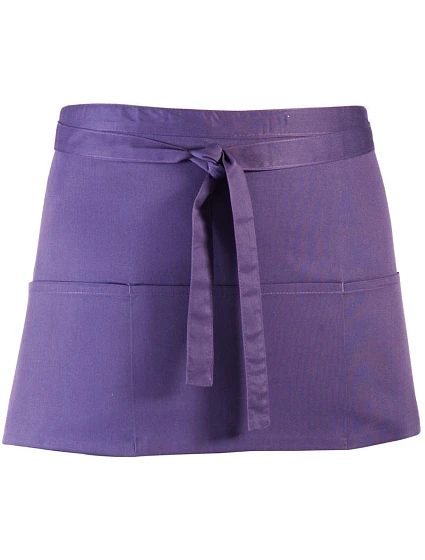 Premier PR 155 Krátká zástěra do pasu s kapsou "Colours" 39.0155 purple Premier PR 155 Krátká zástěra do pasu s kapsou "Colours" 39.0155 purple