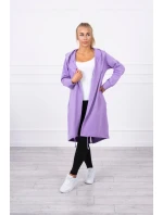 Fialová bunda s potiskem