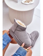 Dámské Sněhule Na Platformě Zateplené Kožíškem Šedé model 21672076 - Boto Dámské Sněhule Na Platformě Zateplené Kožíškem Šedé model 21672076 - Boto