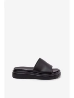 Dámské nazouváky na platformě Černé model 21918978 - Boto