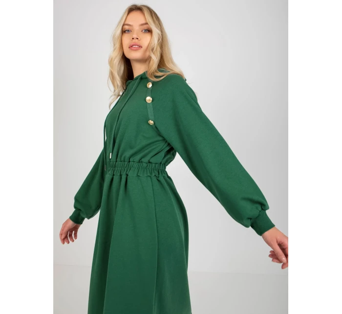 Dámské šaty RV SK 8336 tmavě zelené Dámské šaty RV SK 8336 tmavě zelené