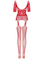 Bodystocking model 19146299 red - Beauty Night Fashion Bodystocking model 19146299 red - Beauty Night Fashion