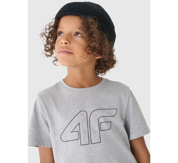 Chlapecké tričko s potiskem 4F Junior 4FJWMM00TTSHM1627-27M Chlapecké tričko s potiskem 4F Junior 4FJWMM00TTSHM1627-27M