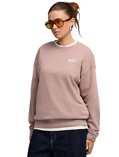 Dámská mikina ESS Small Logo Relaxed Crew pink 88 model 22068656 - Puma