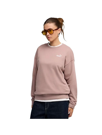 Dámská mikina Puma ESS Small No.11 Logo Relaxed Crew pink 684975 88 Dámská mikina Puma ESS Small No.11 Logo Relaxed Crew pink 684975 88