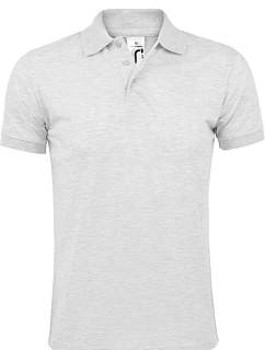 SOL'S Prime Men Pánské piqué polo z těžké bavlny 25.0571 ash