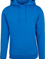 Build your Brand BY 011 Mikina s kapucí z těžké bavlny 56.0011 cobalt blue