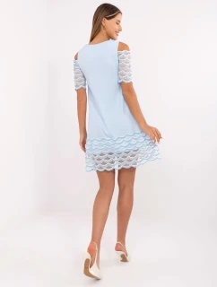 LK SK 506654 šaty.52 světle modrá