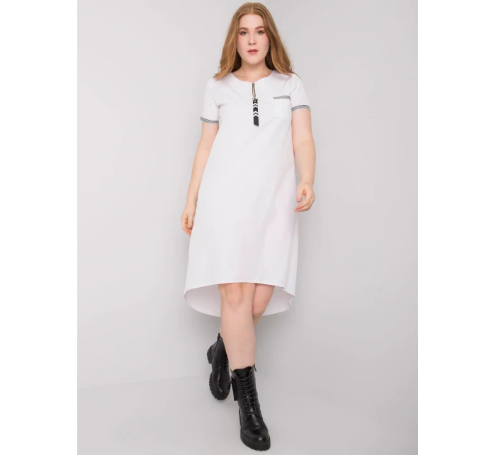 Šaty LK SK 506827.45 bílé