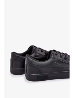 Pánské nízké tenisky z ECO kůže Big Star – černé Pánské nízké tenisky z ECO kůže Big Star – černé