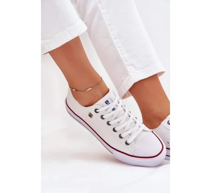Dámské nízké tenisky Big Star – bílé Dámské nízké tenisky Big Star – bílé