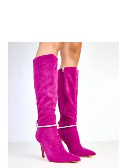 Kozačky na podpatku  model 218126 Solea