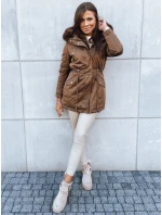 Dámská zimní bunda parka GODDESS hnědá FashionStreet TY3869