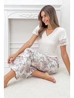 Pyžamo Donna Elizabeth Long cr/r S-2XL