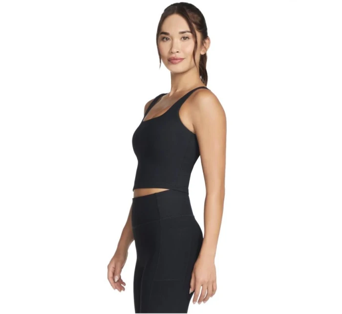 Podprsenka Skechers Go Flex Rib Longline Bra BR1-BLK Black L Podprsenka Skechers Go Flex Rib Longline Bra BR1-BLK Black L