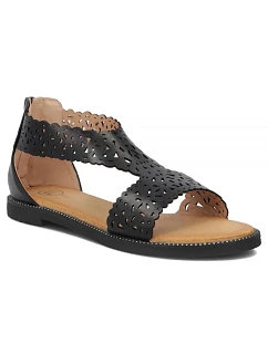 Dámské černé ažurové sandály Filippo model 22150241
