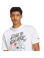 Pánské tričko FIFA World Cup Road to Graphic tshirt white pánské model 22150782 - ADIDAS
