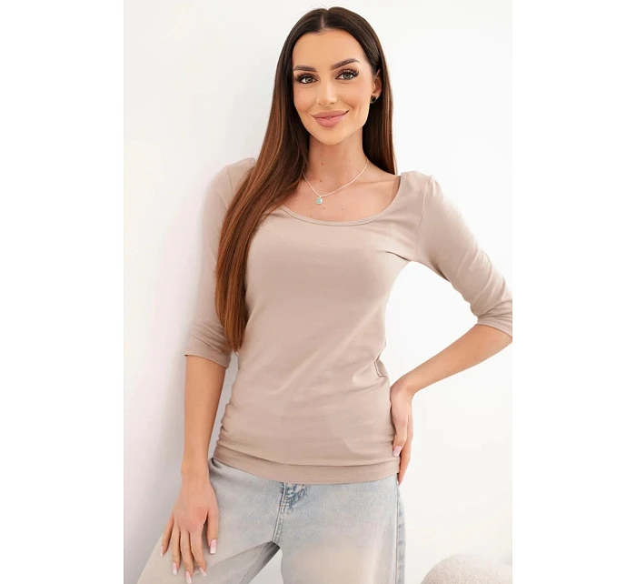 Halenka s kulatým výstřihem fango