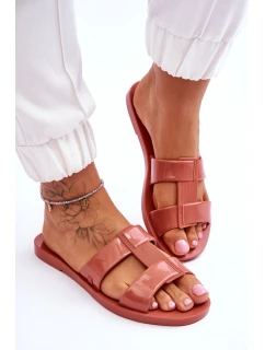 Módní veganské pantofle ZAXY JJ285262 Dusty Pink