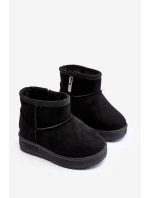 Dětské zimní boty s na zip černé Big Star model 21637314 - Big Star Shoes Dětské zimní boty s na zip černé Big Star model 21637314 - Big Star Shoes