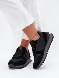 Kožené Dámské Tenisky Big Star OO274529 HI-POLY SYSTEM Černé