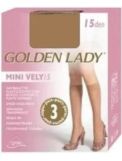 Dámské podkolenka MINI VELY (3páry) 15 den - Golden Lady