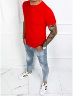 Pánské základní červené tričko Dstreet model 21964734 - FashionStreet Pánské základní červené tričko Dstreet model 21964734 - FashionStreet