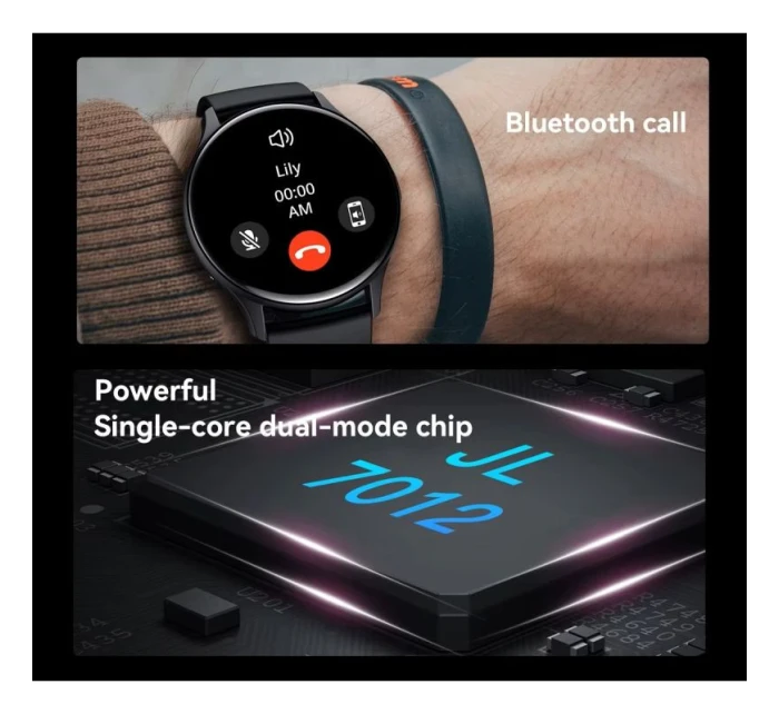 Chytré hodinky RUBICON RNCF11 Black SMARUB240